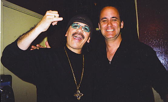 with Carlos Santana, The Fillmore, San Francisco, CA